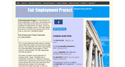 Desktop Screenshot of fairemploymentproject.org